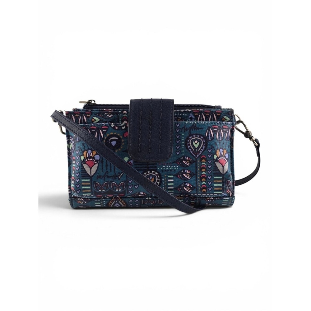 Sakroots Artist Circle Spirit Desert Crossbody Wallet Wristlet